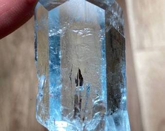RARE! Gorgeous High Quality Aquamarine with Unusual Etched Surface From Shigar Valley 28 grams