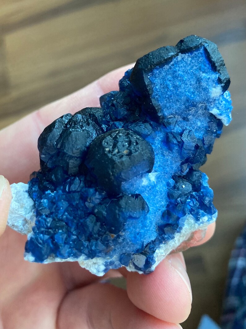 Blue Raspberry Fluoride Blueberry Fluorite Huanggang Mine Inner Mongolia - Etsy