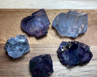 5 pcs. Fluorite from Yaogangxian