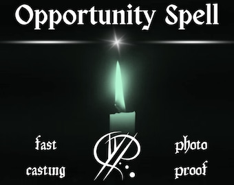 OPPORTUNITY SPELL, Make Your Career Successful, Pathway To Prosperity, A Potent Spell For Success, Career Growth,Good Luck Spell,White Magic