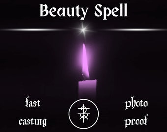 BEAUTY SPELL, Become More Attractive, Confidence Spell, Love Spell, Manifest Spell, Fast Casting Spell