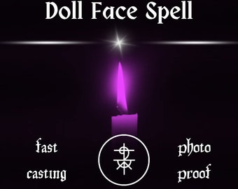 DOLL FACE SPELL, Ideal Beauty Spell, Irresistible Attraction, Attraction Spell, Beautiful Features, Same Day Fast Results, White Magic