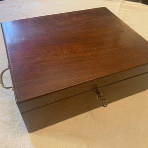 Antique French Mahogany Writing Slope