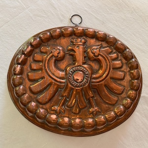 French Vintage Copper Food Mould.