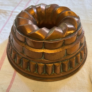 Antique French Copper Food Mould