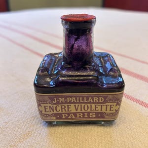 Vintage Paris Ink Bottle with Wax Seal