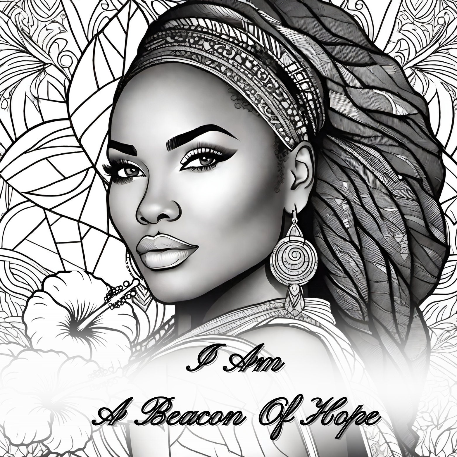 Inspirational Adult Coloring Pages African American Women With Animal ...