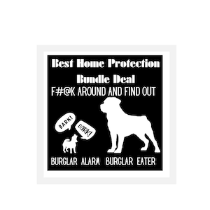 Grappige hondenborden Cricut Design: woondecoratie (directe download)