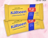 Kalteen Bar Wrap, Mean Girls theme party, chocolate bar wrapper, DIY, favors, Birthday party decoration, printable, INSTANT DOWNLOAD