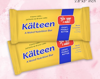 Envoltorio de barra de chocolate Kalteen, fiesta temática de Chicas pesadas, envoltorio de barra de chocolate, bricolaje, obsequios, decoración de fiesta de cumpleaños, imprimible, DESCARGA INSTANTÁNEA