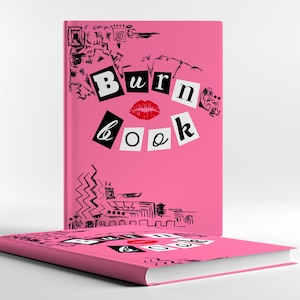 Burn Book Printable Cover Pdf Jpeg INSTANT DOWNLOAD Etsy