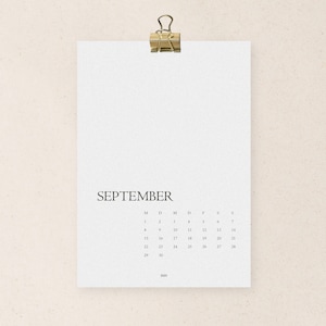 Plantilla imprimible del calendario 2025+2026 | Hazlo tú mismo | archivo digital | para diseñarte tú mismo Alemán | básico | DIN A5, A4, A3, carta