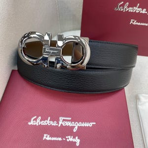 Authentic REVERSIBLE belt Salvatore Gamo Handcrafted Genuine Leather Belt
