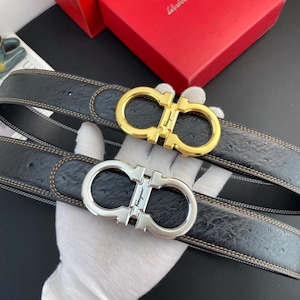 Authentic REVERSIBLE belt Salvatore Gamo Handcrafted Genuine Leather Belt