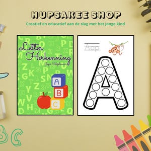 Reconocimiento de letras. Preparándose para la escuela primaria. Niños pequeños y preescolares.