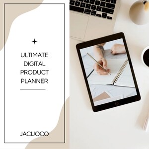 Digital Product Planner| Productivity Organizer | Business Planner | Planner Printable | Digital Download