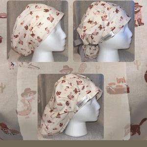 Cowboy Cats Scrub Cap