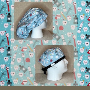 Happy Teeth Scrub Cap