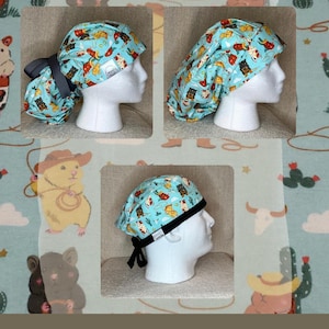 Rodeo Hamster Scrub Cap