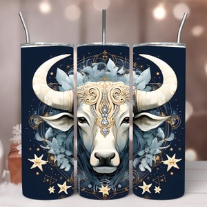 Zodiac Signs Tumbler Wrap Bundle, Zodiac Sign Bevestiging 20 oz Skinny Tumbler, Rainbow Star Sign Galaxy, Zodiac Sublimation Designs PNG