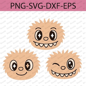 LaBuBu Designs PNG, LaBuBu SVG, Vector Digital File for Cricut, T Shirt Sublimation, Instant Download, labubu faces svg