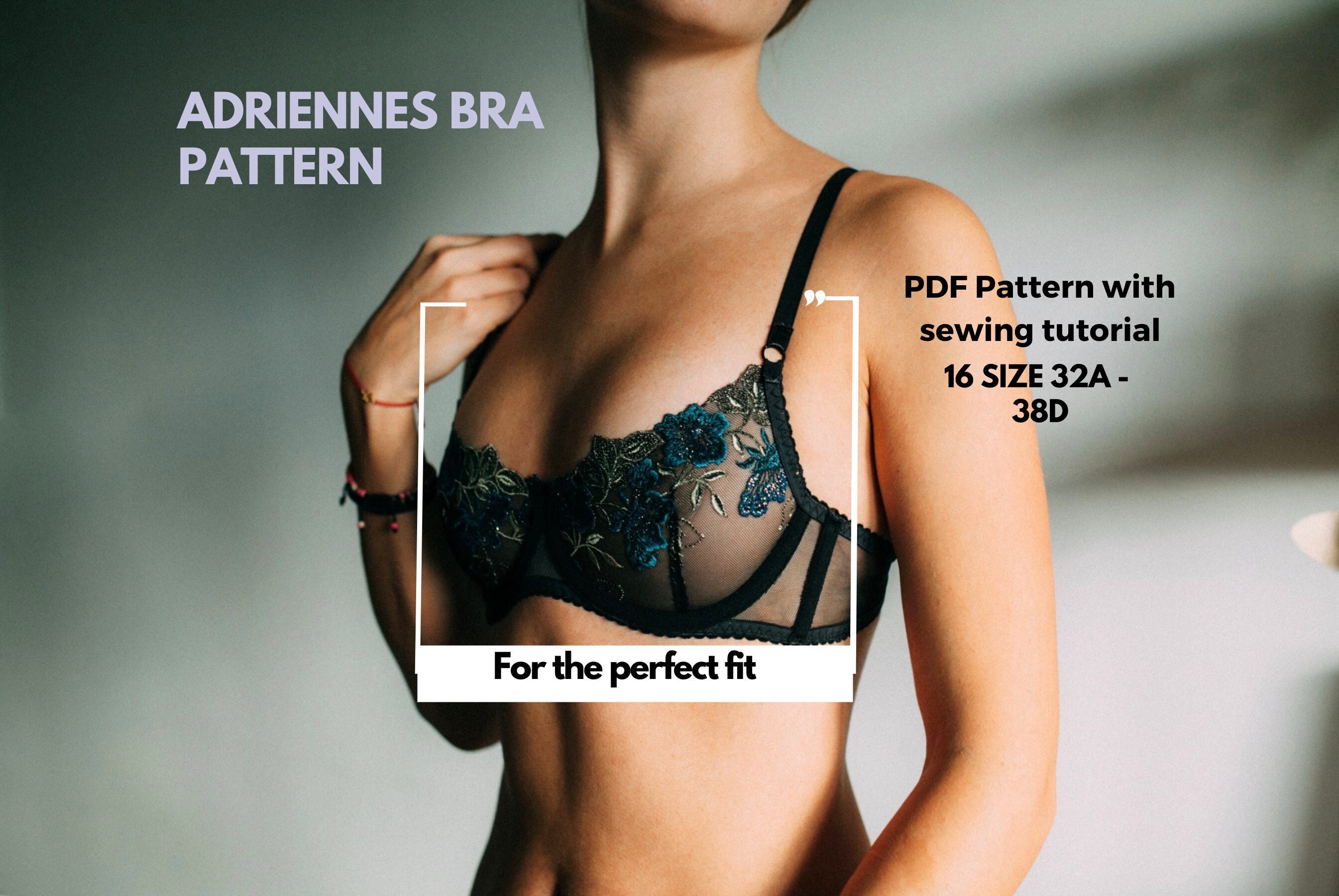 Adrienne's Bra Sewing Lingerie Pattern Bra Sewing Tutorial Bra