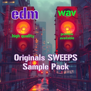 Pixel Recoil - Originals Sweeps Sample Pack - Högkvalitativa EDM-övergångseffekter, risers och ljudlandskap för musikproduktion