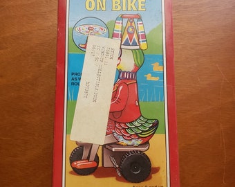 Schylling Duck On Bike Replica Tin Toy 2000