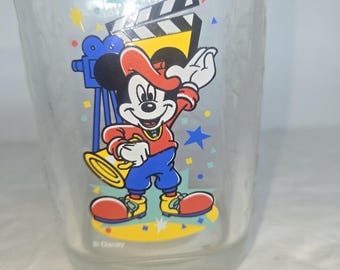 McDonald's Disney Collectible Mickey Mouse Millennial glass square drinkware 2000 celebration