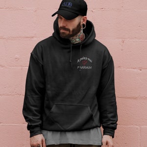 &quot;Best Godfather&quot; sweatshirt, Personalized Godfather hoodies, Personalized Godfather Gift, Men&#39;s sweatshirt, Special Godfather Gift