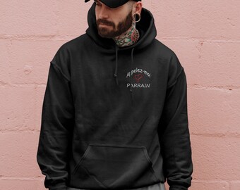 Sudadera "Mejor Padrino", Sudaderas con capucha personalizadas del Padrino, Regalo personalizado del Padrino, Sudadera de hombre, Regalo especial del Padrino