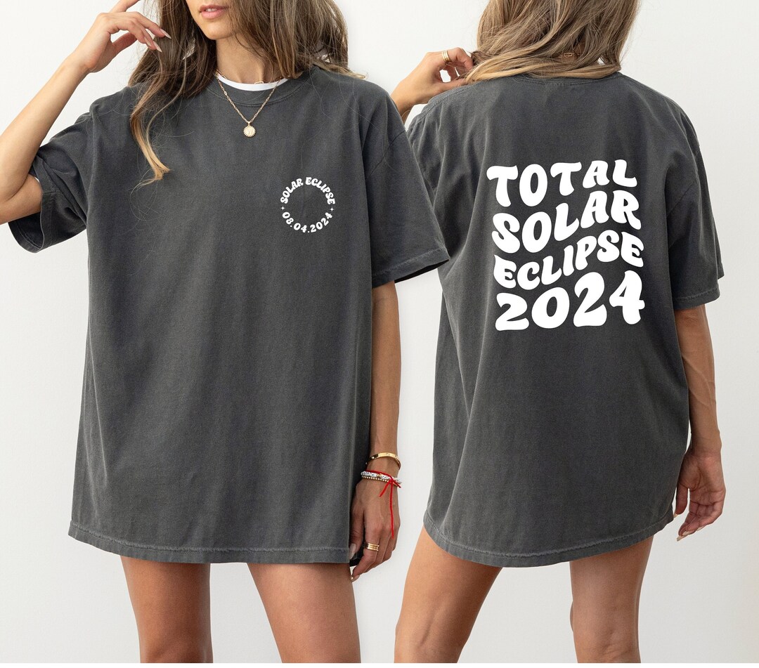 Solar Eclipse 2024 Shirt, Total Solar Eclipse, April 8th 2024, Sun ...