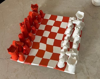 Ceramic Chess Board Set