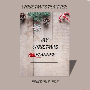 Set di planner natalizi stampabili, organizzazione delle feste, tracciamento dei regali, planner natalizio, stampabile da 10 pagine, bundle, elenco delle cose da fare