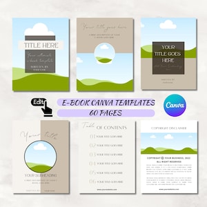 Canva eBook Template: Customizable 8.5x11 Design
