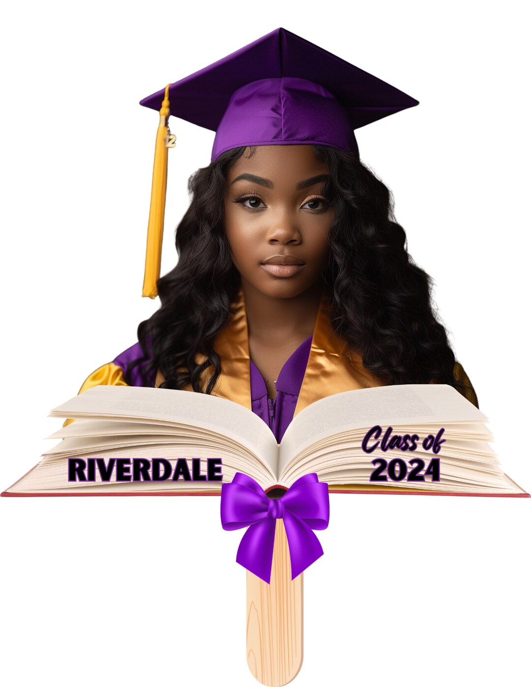 Editable Graduation Fan Bundle Template Using Canva Etsy