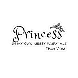 Whimsical Princess Kiss-Cut Stickers Perfect for BoyMom Decor, Journals, Laptops, Scrapbooking, Gifts