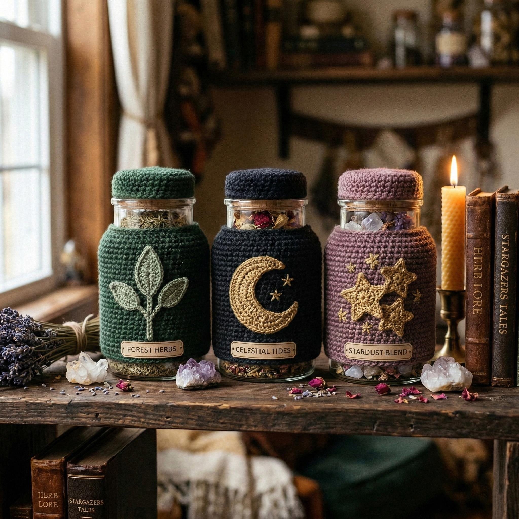 Crochet Jar Cozy Pattern