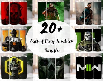 20+ Call of duty Tumbler Wrap Bundle, Skinny Tumbler Wrap Design, Gaming Tumbler, 20oz Gaming Tumbler Wrap, Instant Download