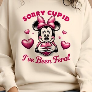Minnie Valentine's Day PNG, Love Season Sublimation Design, Sublimation ...