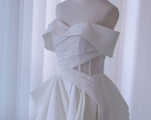 embossed satin wedding dress What are Jacquard and Brocade Wedding Dresses?