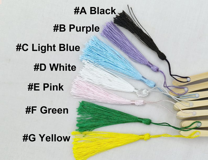 Personalized Graduation Cloth Fan Favors/Graduation Fans with Bag Included/Wedding Ceremony Tassel Fan/Graduation Party Favors/Class of 2025 image 5
