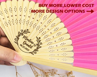 Personalized Wedding fans/Wedding favors/Colored Hand Fan/Wedding fans/Wooden Hand Fan/Hand Fan folding/Wedding Hand Fan in Bulk/Beach fan