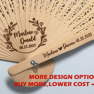 Bulk Wedding Fans Summer Wedding Favors Personalized Favors For Guests in Bulk Custom Hand Fan Bridal Shower Favors Coolest Wedding Gift