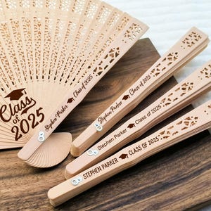 Personalized Graduation Fans Bachelor's Degree Graduation Gift Custom Nursing Graduation Favors Gift for 2025 Graduates Graduation Presents