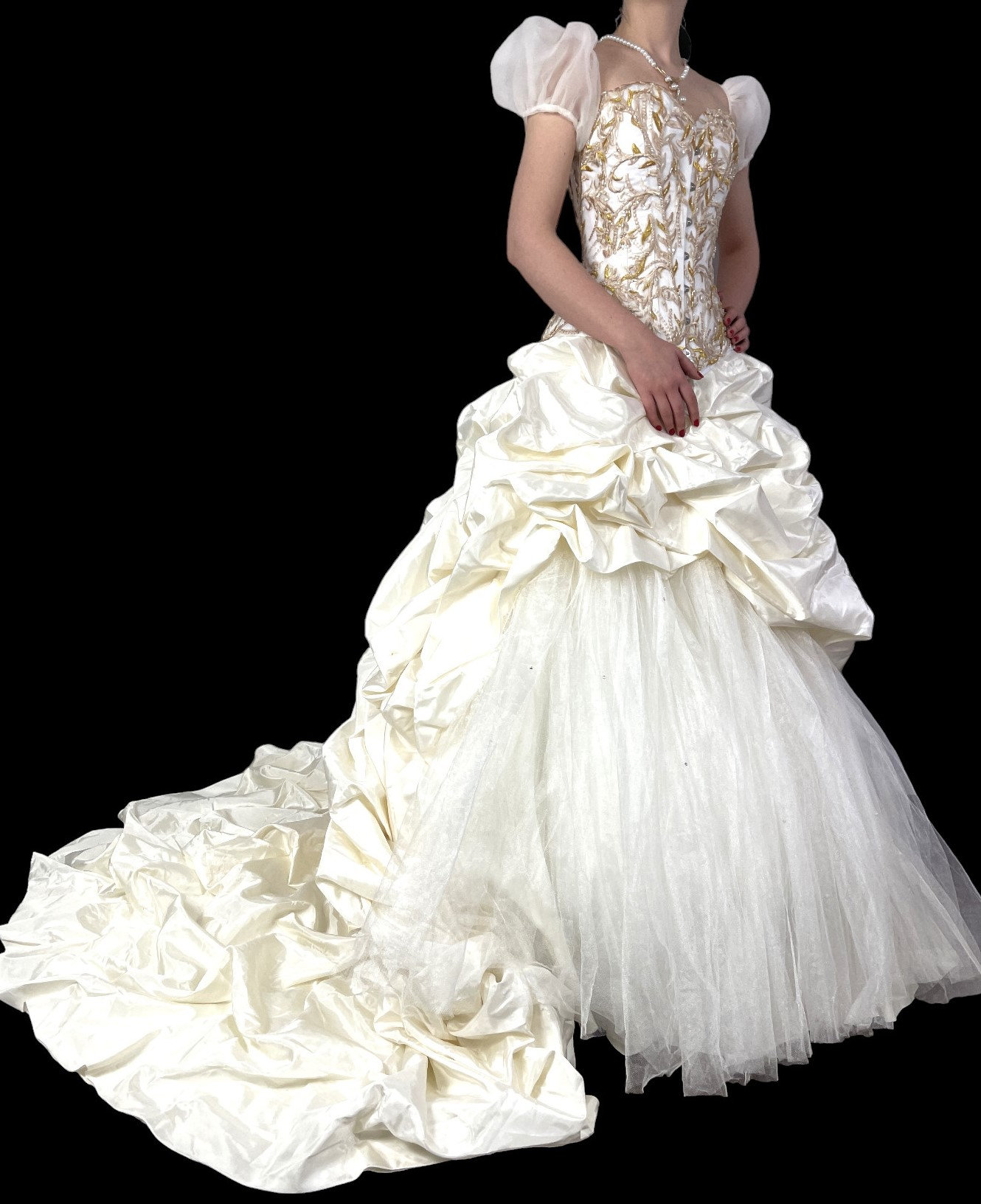 A Stunning Victorian Vintage Wedding Dress With a Corset - Etsy