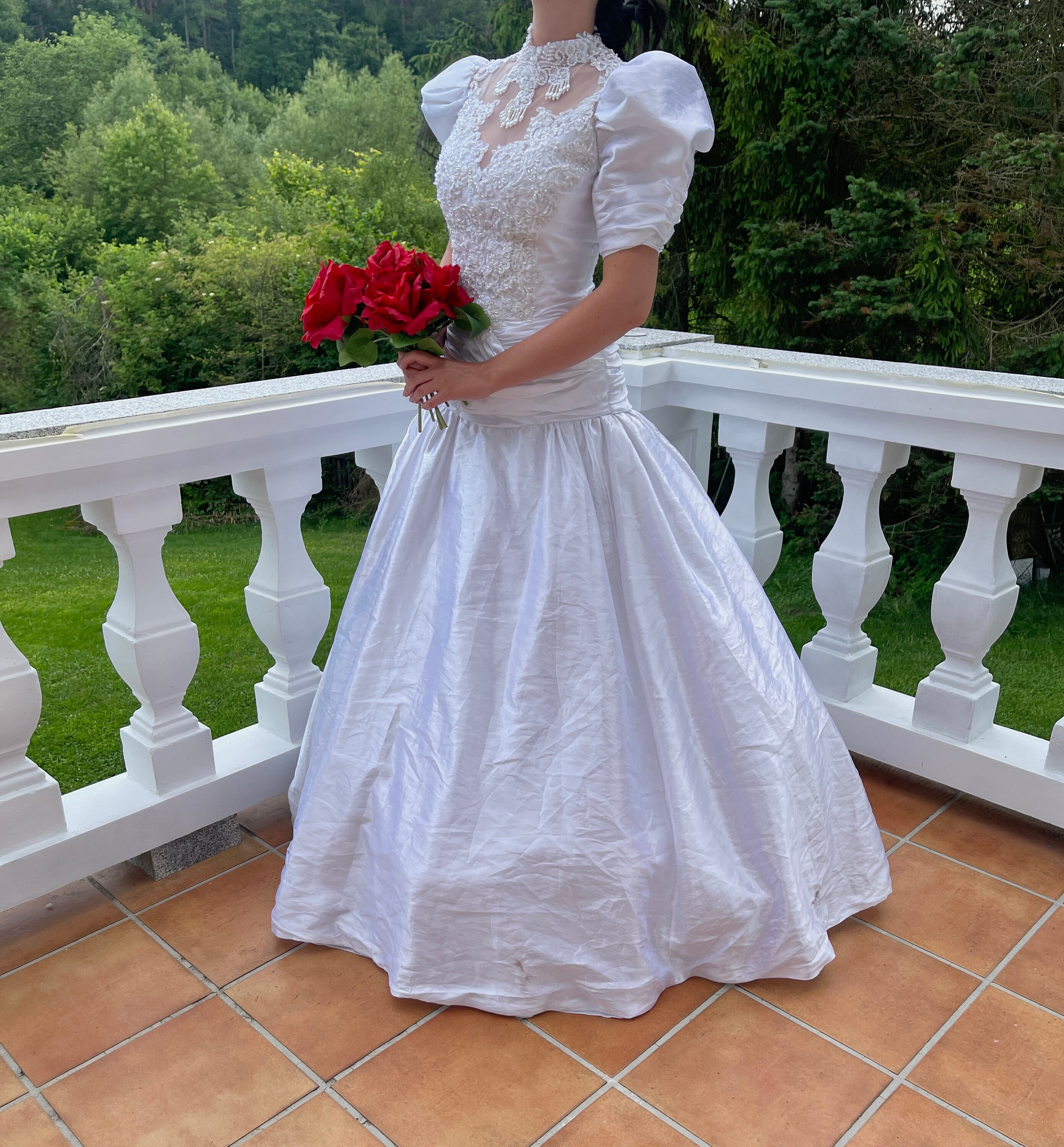 Vintage 80s Wedding Dress - Etsy