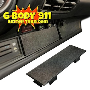 Porsche 911 930 964 993 G-Body Aircooled Radio Delete Block-off Faceplate Dashboard Trim