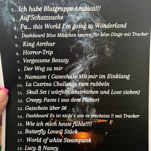 Hexenkessel Überraschung Ziehung /insgesammt 20 Challenges oder Dashboards gibt es nicht im Shop Bild 1