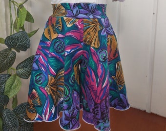 Palla Culottes- Handgemaakt met vintage stoffen, maat 3T- Op maat gemaakte optie, Peuter lentebroek rok- Duurzame kinderkleding ALLEEN BROEK